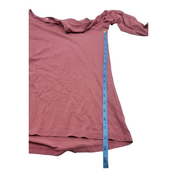 Lululemon Top Women 14 Pink Emerald Athleisure Activewear Sportswear Crossfit - Picture 3 of 5